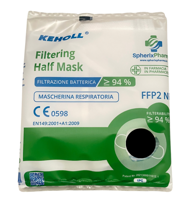 Keholl mascherina Fpp2 nera CE 0598