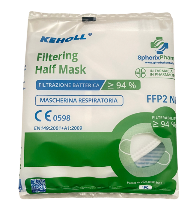 Keholl mascherine Fpp2 bianca CE 0598