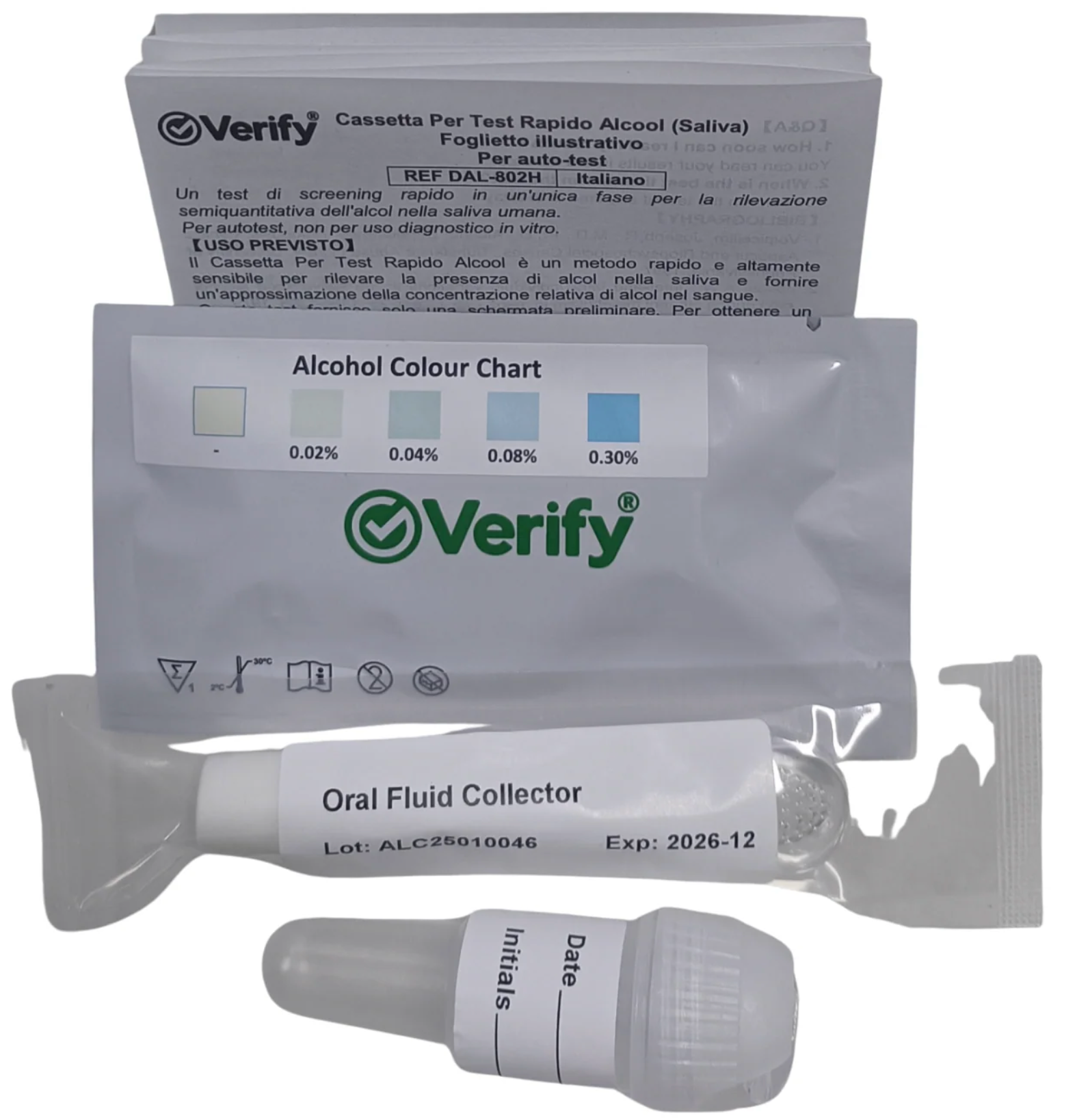 Verify® Self Test Alcool