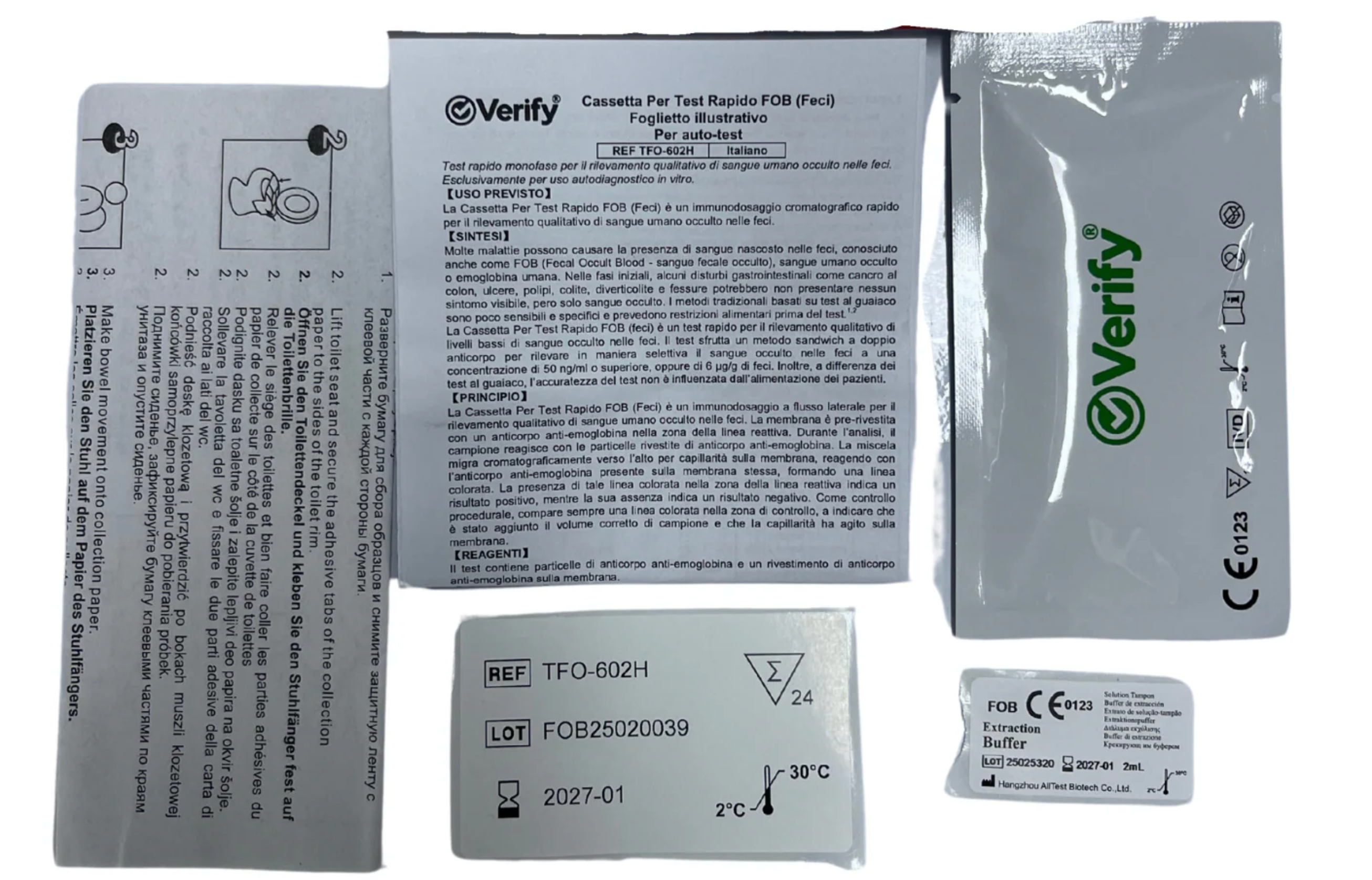 Verify® Self test rapido FOB - sangue umano occulto nelle feci