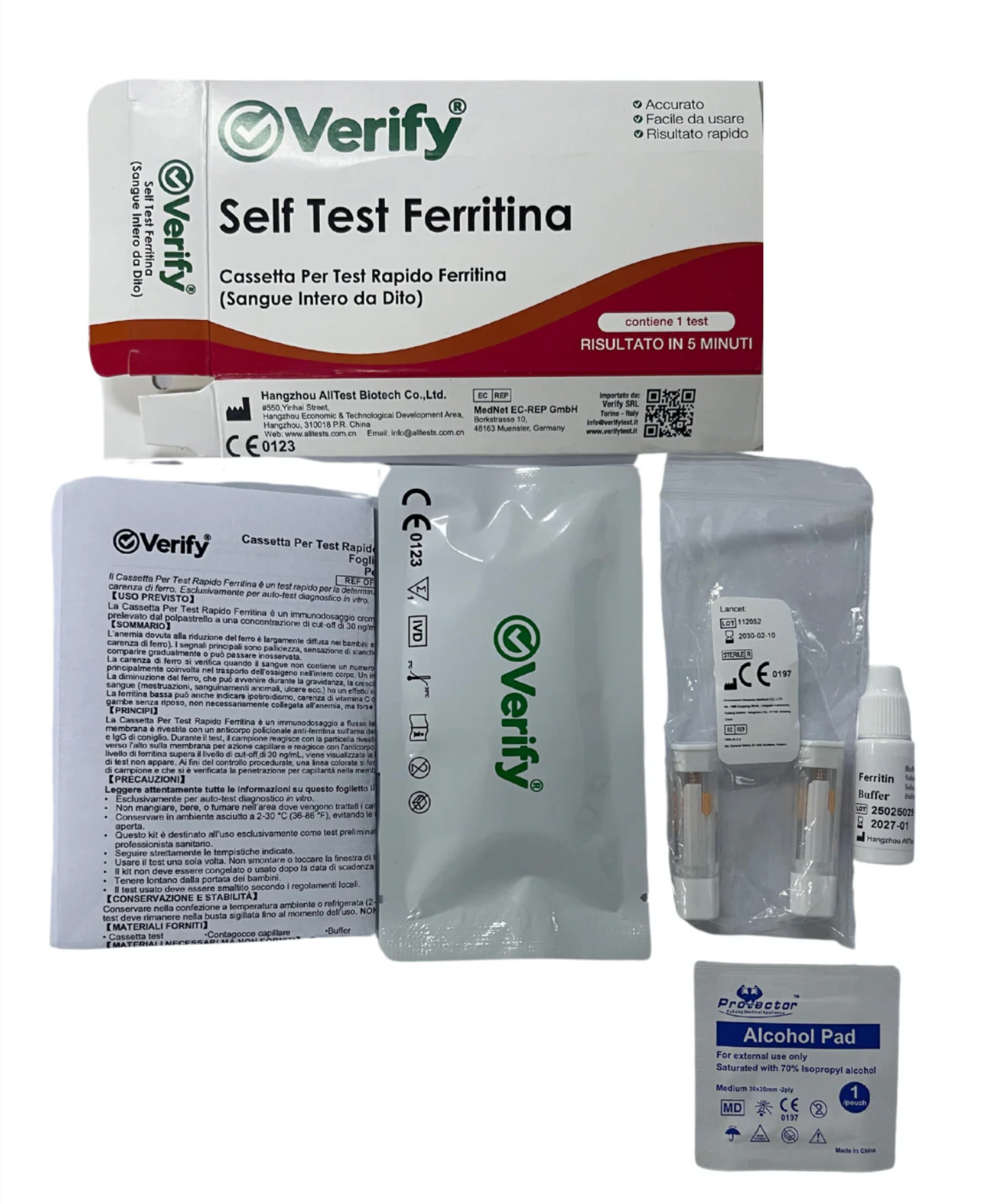Verify® Self test rapido Ferritina ( sangue interno )