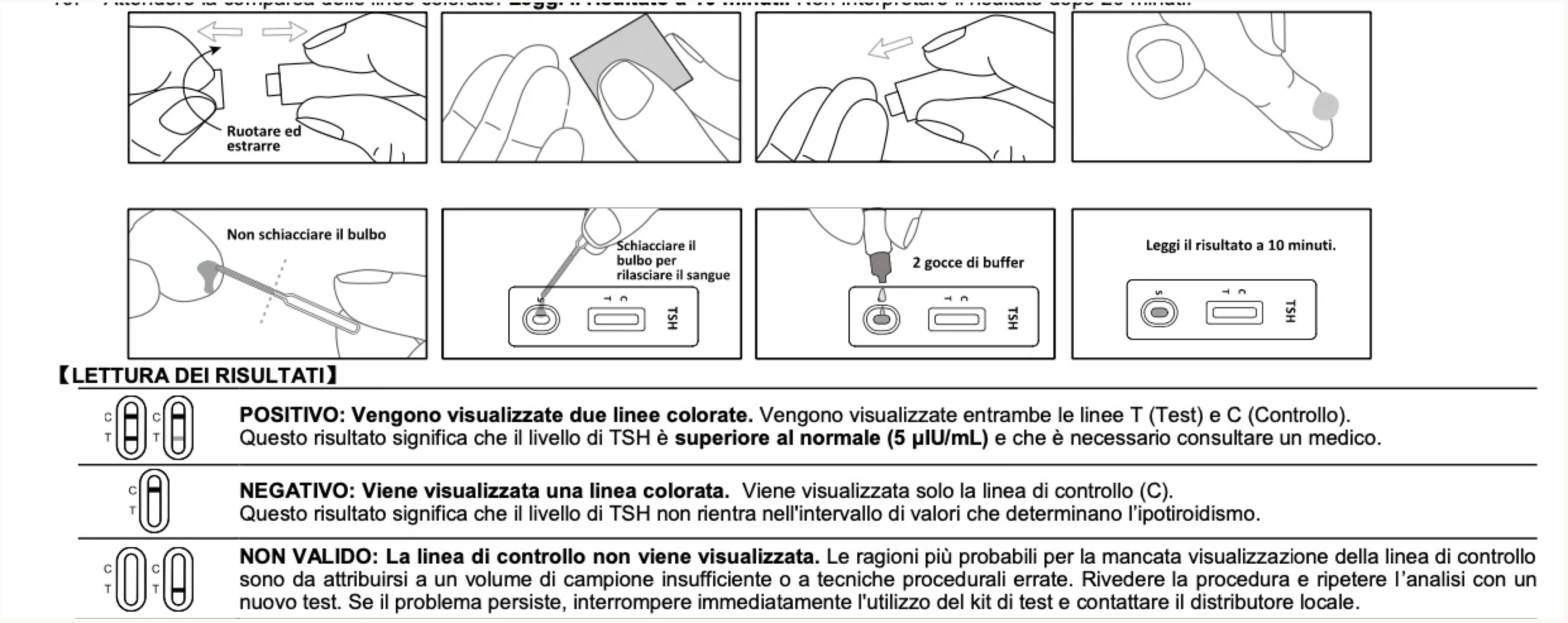Verify® Self test rapido TSH ormone Tiroideo