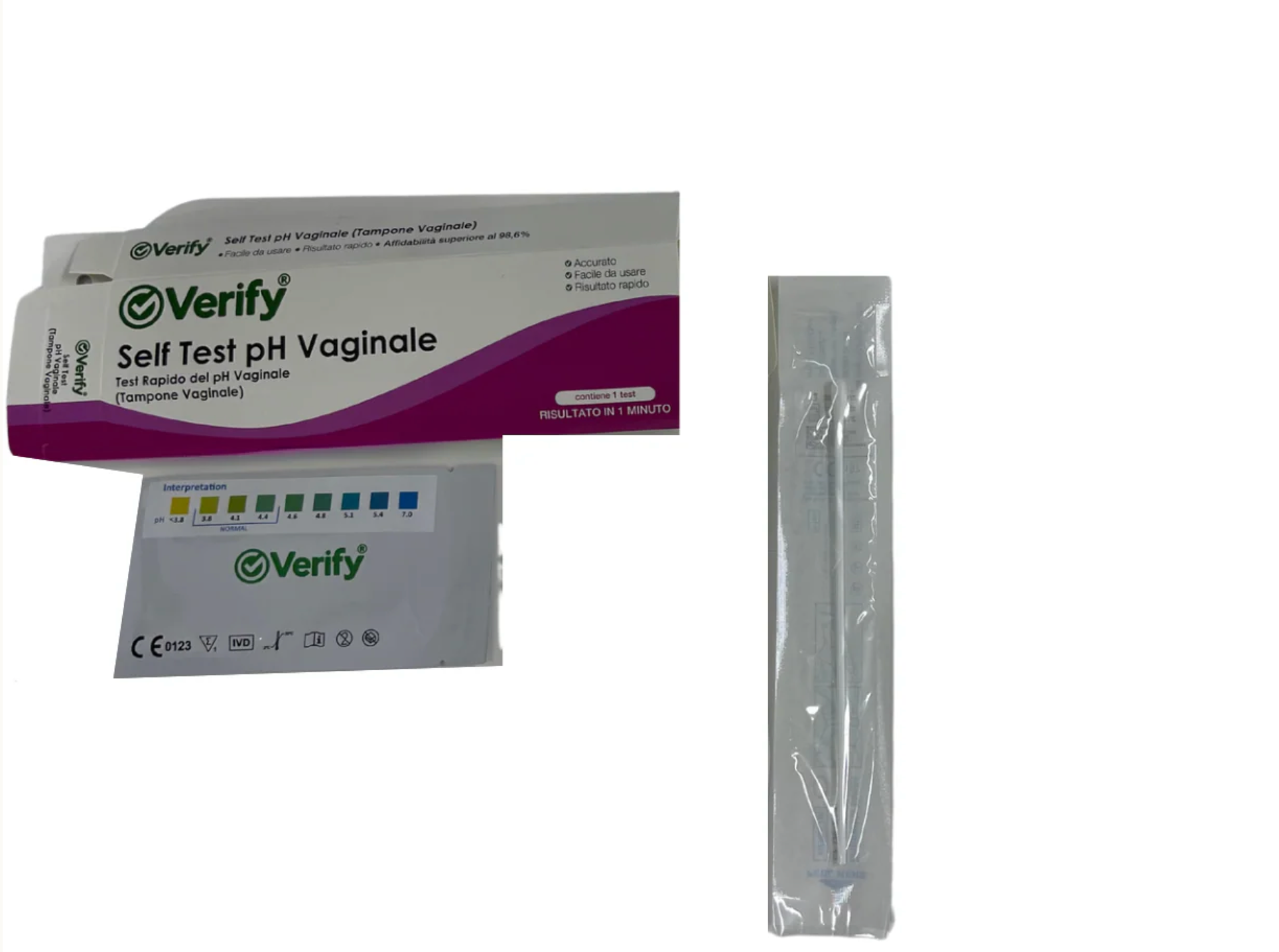 Verify® Self test rapido pH vaginale