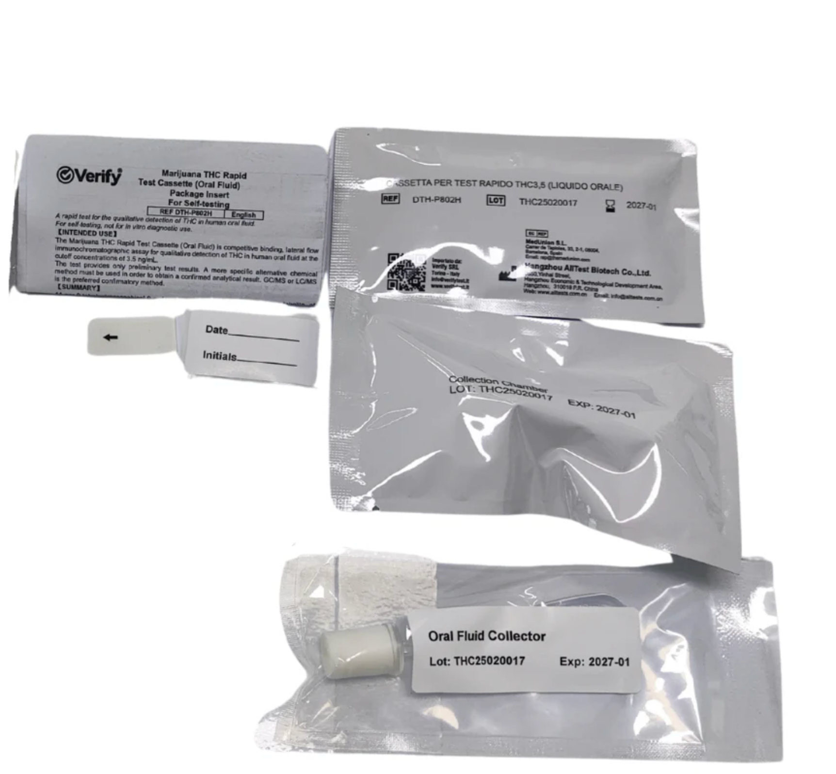 Verify® Self Test Marijuana THC