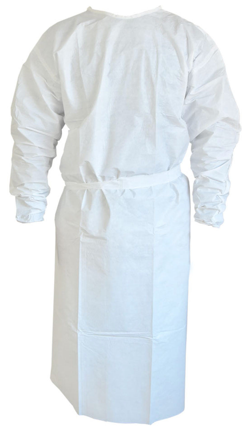 Camice in tyvek bianco