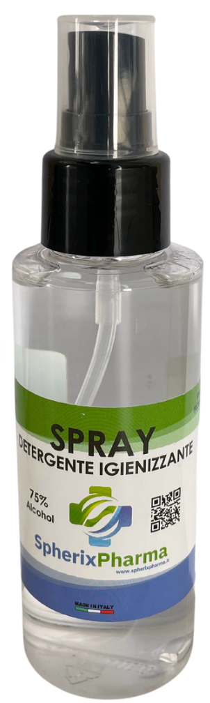 Spray detergente igienizzante al limone, 100 ML