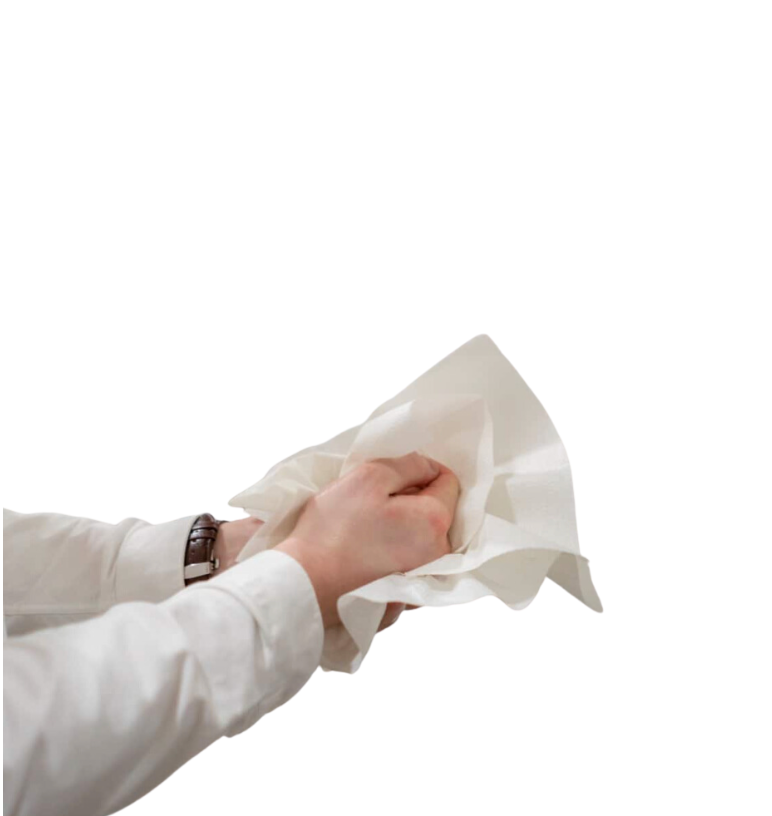 Asciugamani di carta monouso  piegati a V
