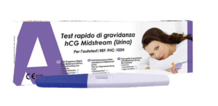 Self test rapido gravidanza hcg urina