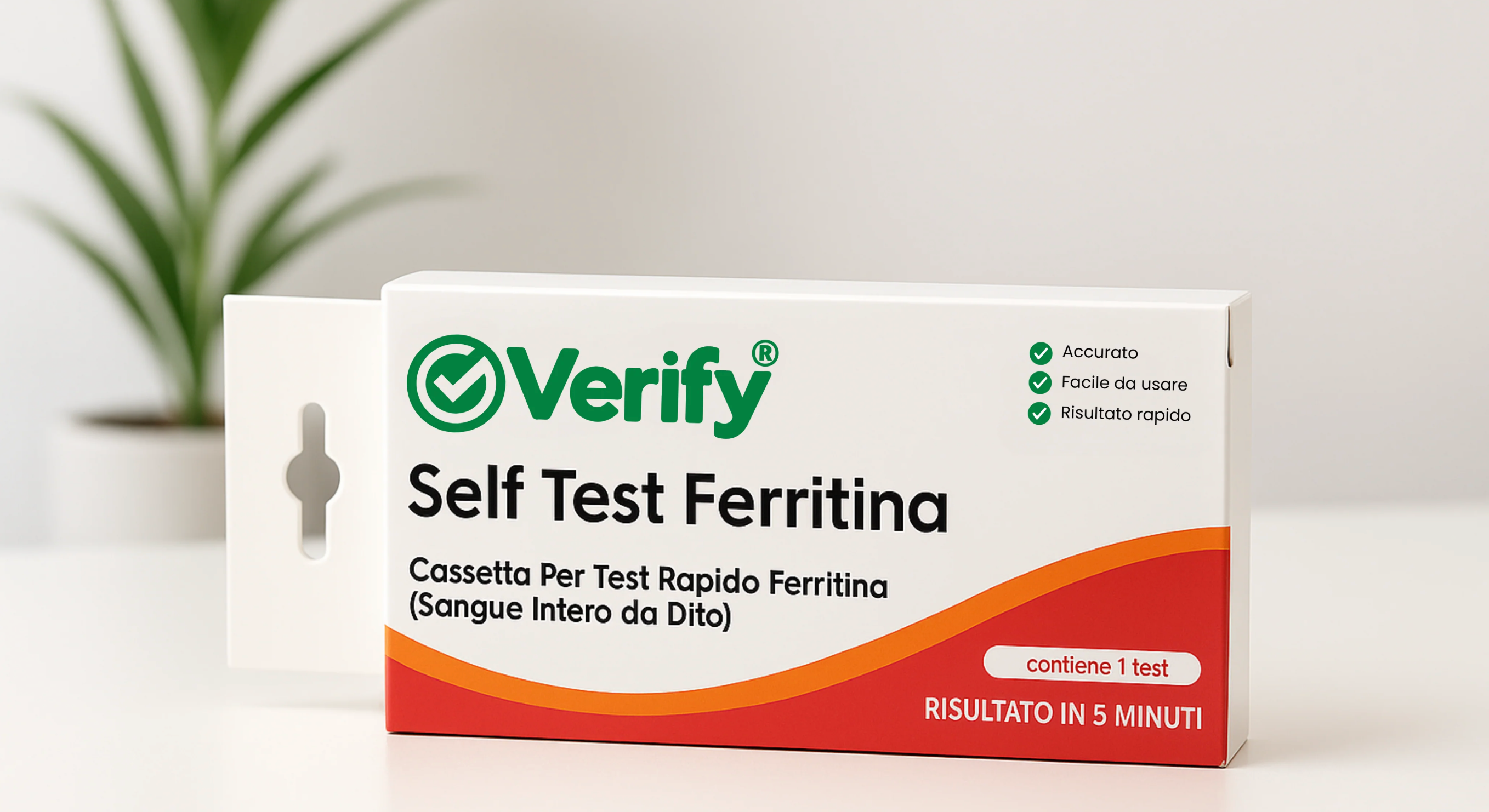 Verify® Self test rapido Ferritina ( sangue interno )