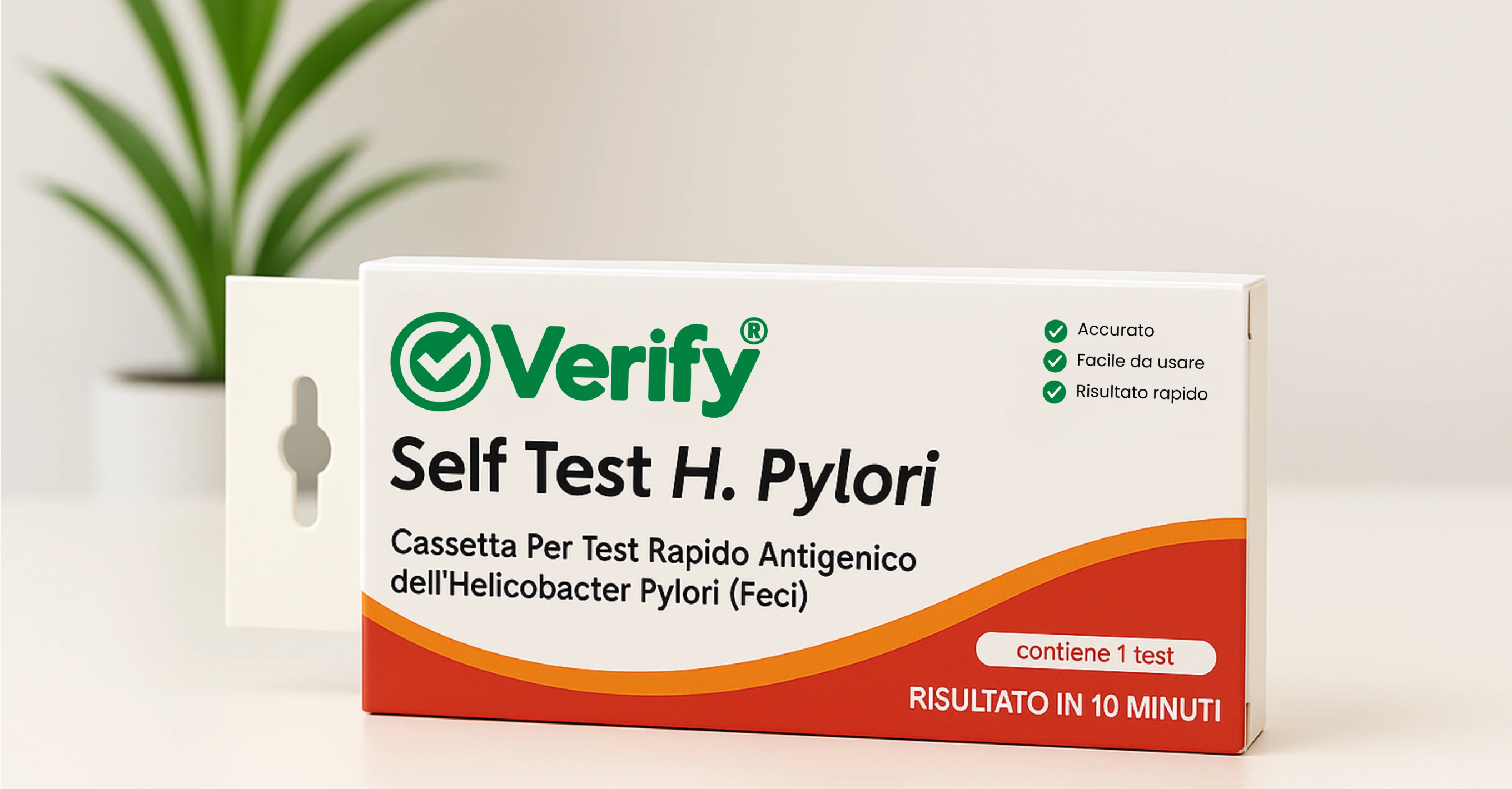 Verify® Self test rapido Helicobacter Pylori ( feci )