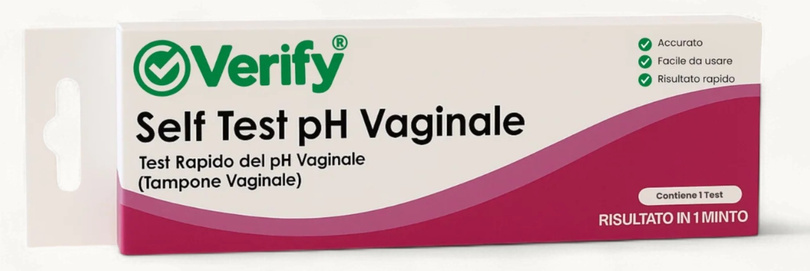 Verify® Self test rapido pH vaginale